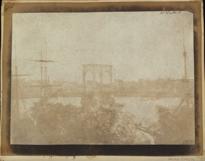 Suspension Bridge, Rouen by William Henry Fox Talbot